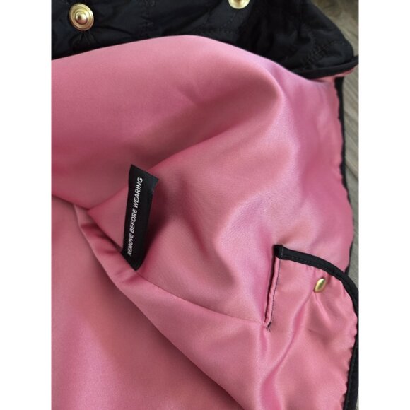 COACH Signature "C" Quilted Logo Monogram Snap Front Jacket Coat Women S - Picture 6 of 11